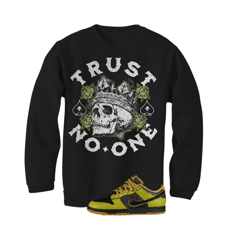 Nike Dunk Low Halloween Skull Black T-Shirt (TRUST NO ONE) product image 4