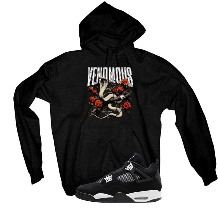 Air Jordan 4 White Thunder Black T-Shirt (Venomous) product image 3