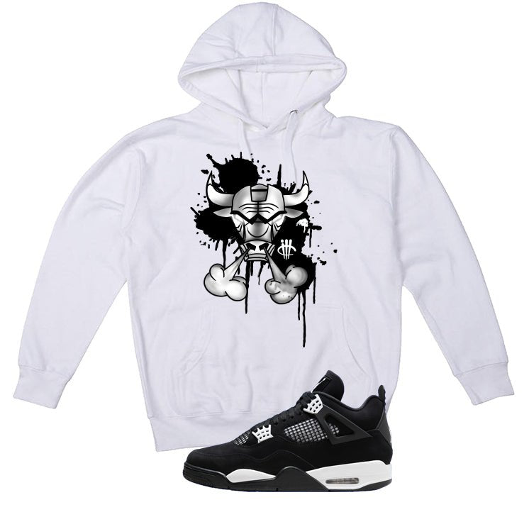 Air Jordan 4 White Thunder T-Shirt (Iron Bull)| illcurrency product image 3