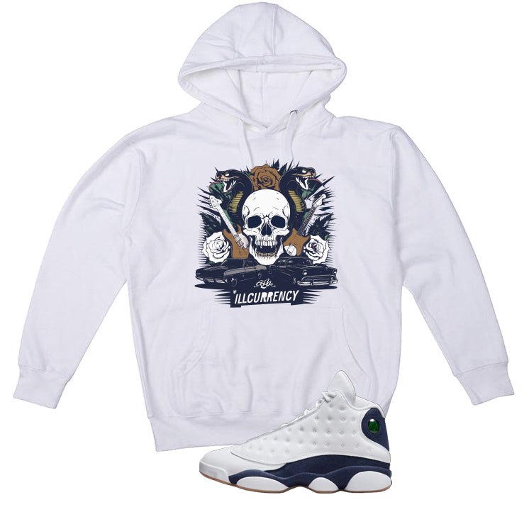 Air Jordan 13 Midnight Navy White T-Shirt (Vintage product image 3