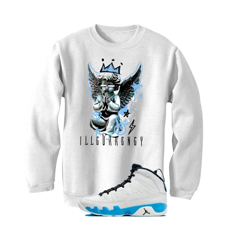 Air Jordan 9 “Powder Blue” | illcurrency White T-Shirt product image 4