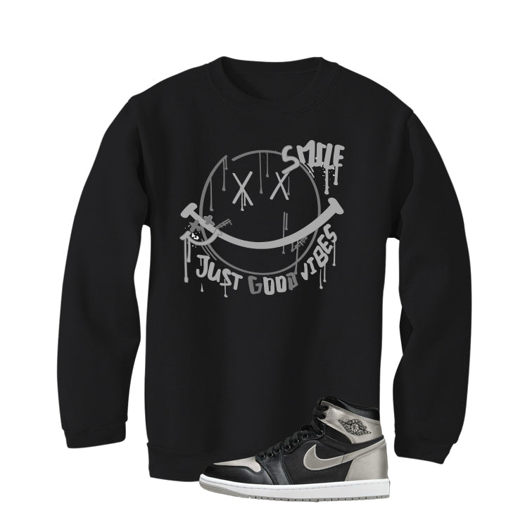 Air Jordan 1 High OG WMNS Satin Shadow Black T-Shirt product image 4