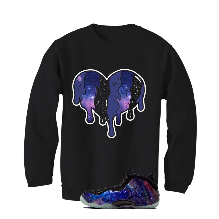 Nike Air Foamposite One Galaxy Black T-Shirt (Heart) product image 4
