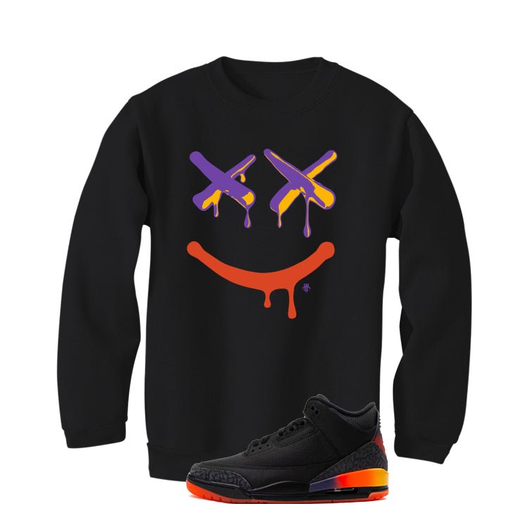 J Balvin x Air Jordan 3 Rio Black T-Shirt (Happy Drip) product image 4