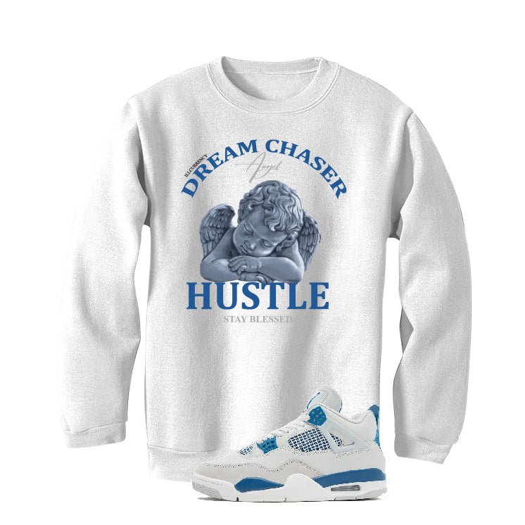 Air Jordan 4 “Military Blue” | illcurrency White T-Shirt product image 4