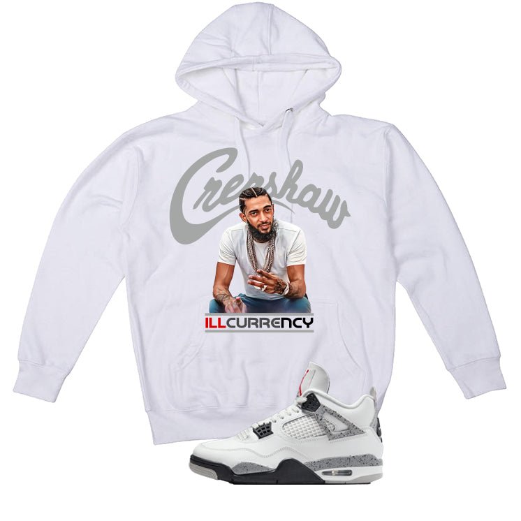 Air Jordan 4 White Cement T-Shirt (Crenshaw)| illcurrency product image 3