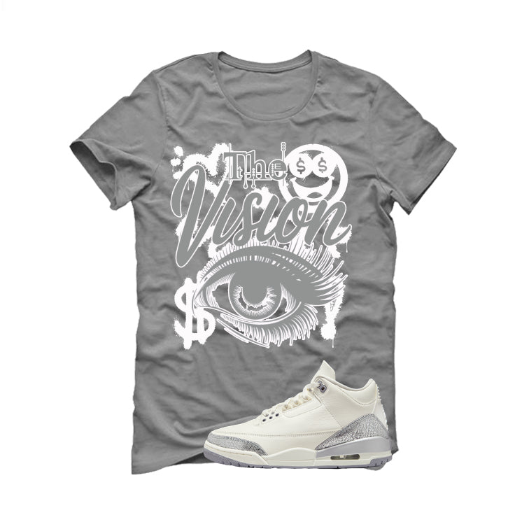 Air Jordan 3 WMNS Sail Grey T-Shirt (The Vision) product image 2
