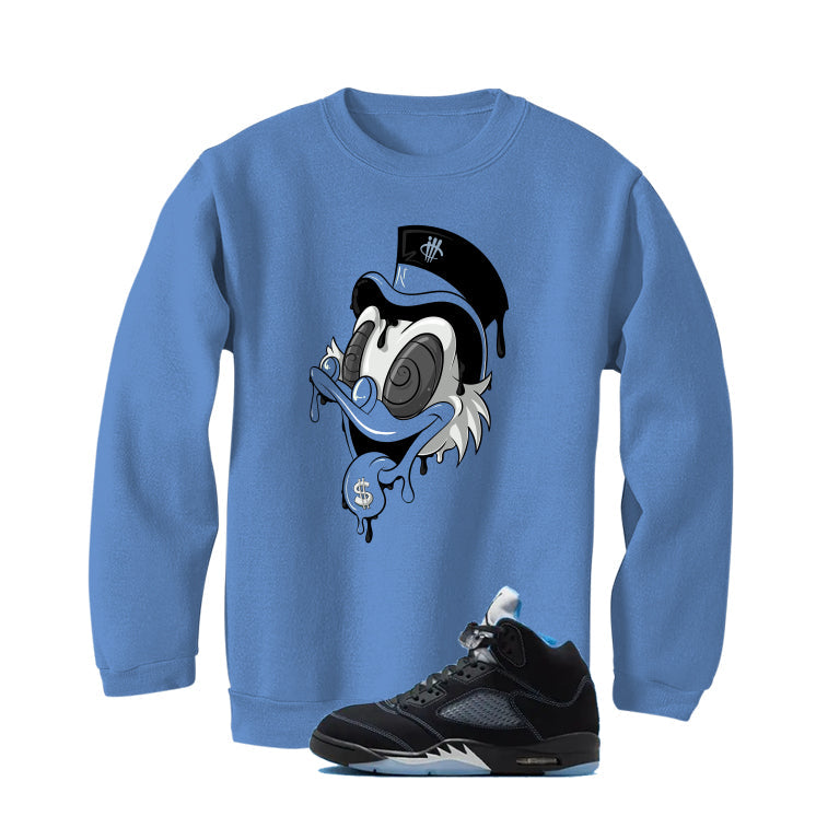 Air Jordan 5 Black/University Blue Matching T-Shirt product image 4