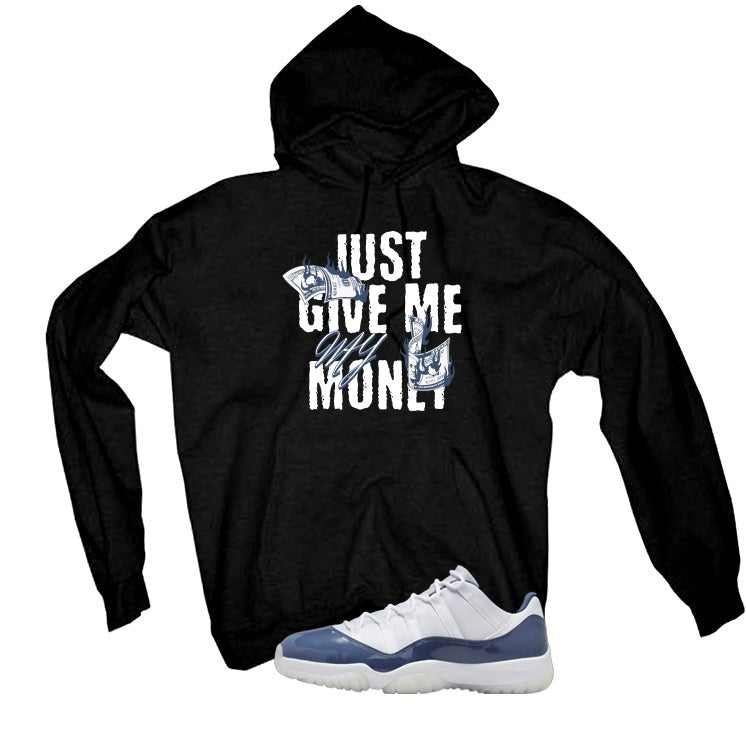 Air Jordan 11 Low Diffused Blue Black T-Shirt (Just give me product image 3