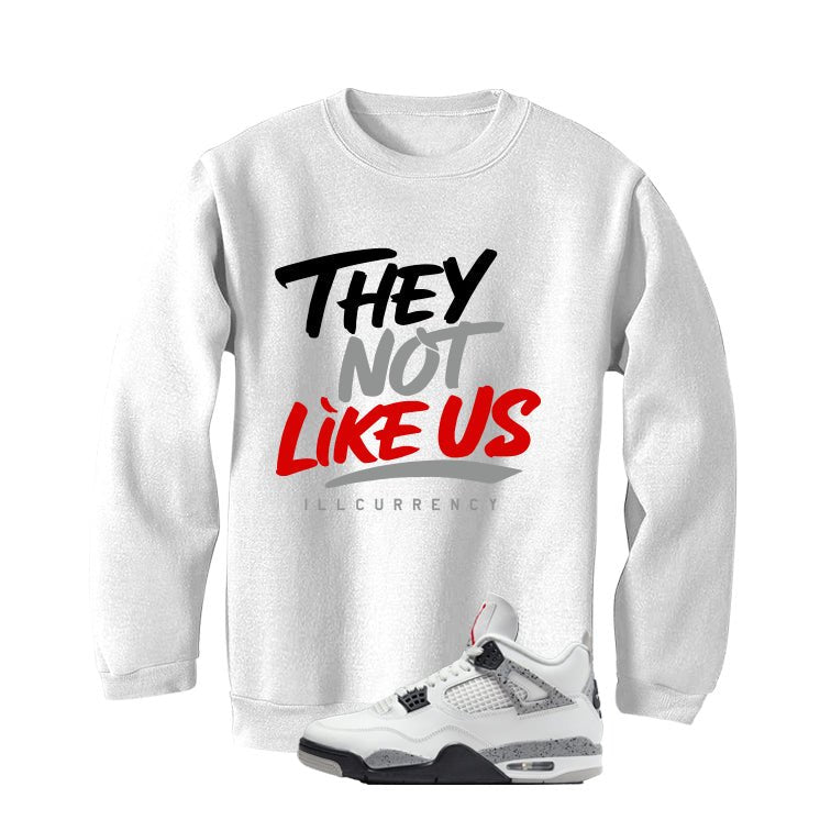 Air Jordan 4 White Cement T-Shirt (They not like us) product image 4