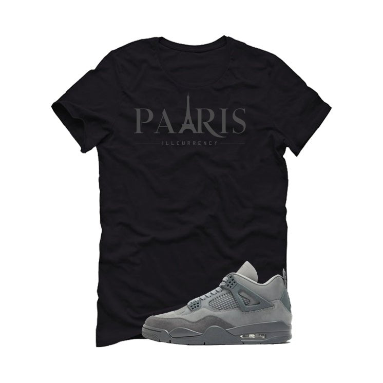 Air Jordan 4 Paris Olympics Black T-Shirt illcurrency product image 2