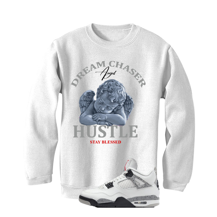 Air Jordan 4 White Cement T-Shirt (Dream Chaser Angel) product image 4