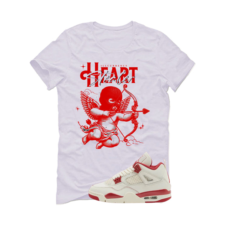 Air Jordan 4 Valentine’s Day (Sierra Red) Matching T-Shirt product image 2