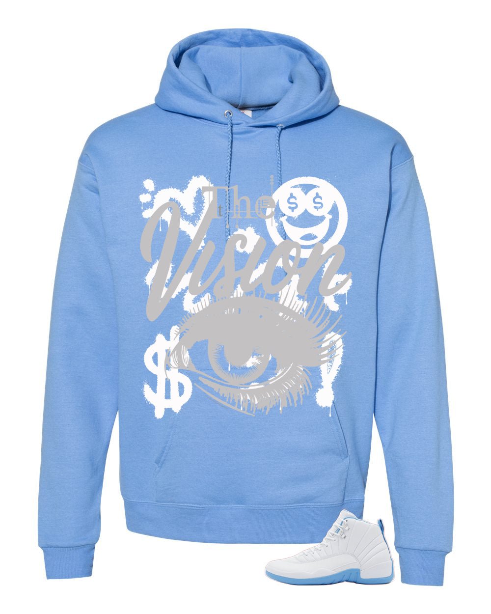Air Jordan 12 Melo Carolina Blue T-Shirt (The Vision) product image 3