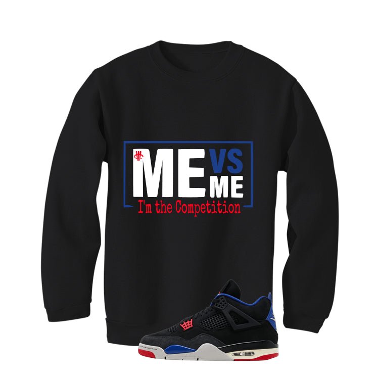 Air Jordan 4 Rare Black T-Shirt (Me Vs Me)| illcurrency product image 4