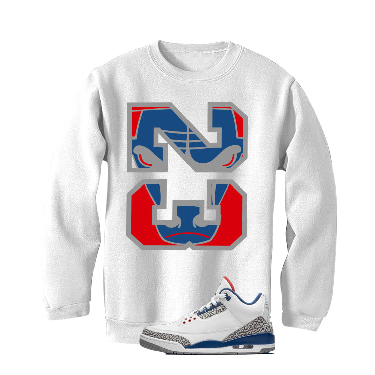 Air Jordan 3 True Blue Matching T-Shirt White (23) product image 4