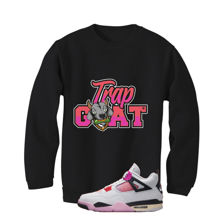 Air Jordan 4 Comic Matching T-Shirt Black (Trap Goat) product image 4