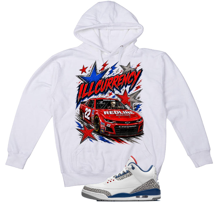 Air Jordan 3 True Blue Matching T-Shirt White (illcurrency product image 3