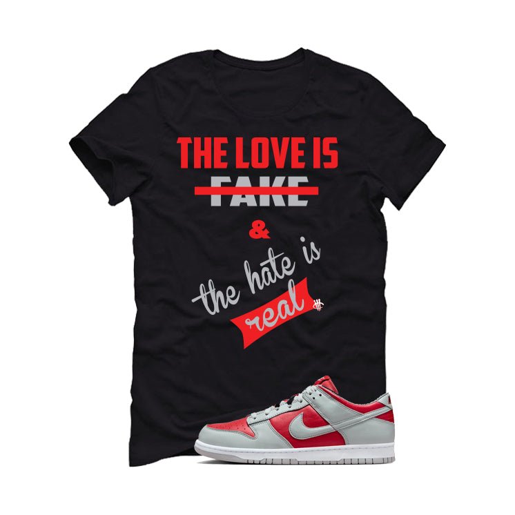 Nike Dunk Low Ultraman | illcurrency Black T-Shirt (Love is product image 2