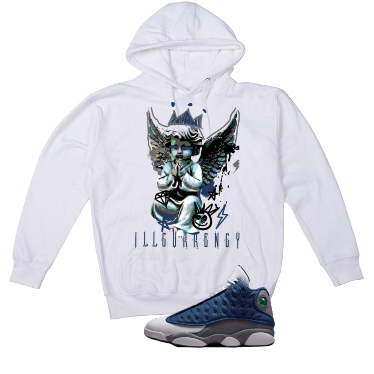 Air Jordan 13 Flint White T-Shirt (Graffiti Angel) product image 3