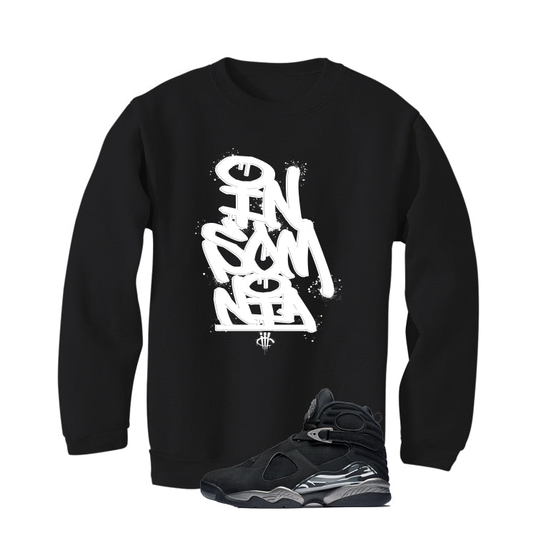 Air Jordan 8 Chrome Matching T-Shirt Black (Insomnia) product image 4
