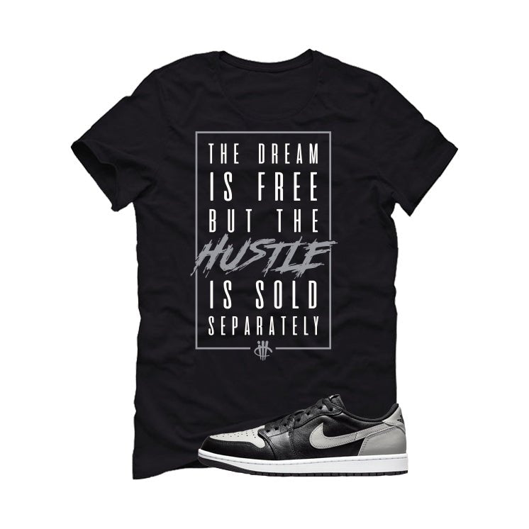 Air Jordan 1 Low OG Shadow Black T-Shirt (DREAM IS FREE) product image 2
