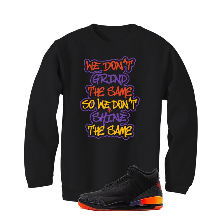 J Balvin x Air Jordan 3 Rio Black T-Shirt (We Don't Grind product image 3