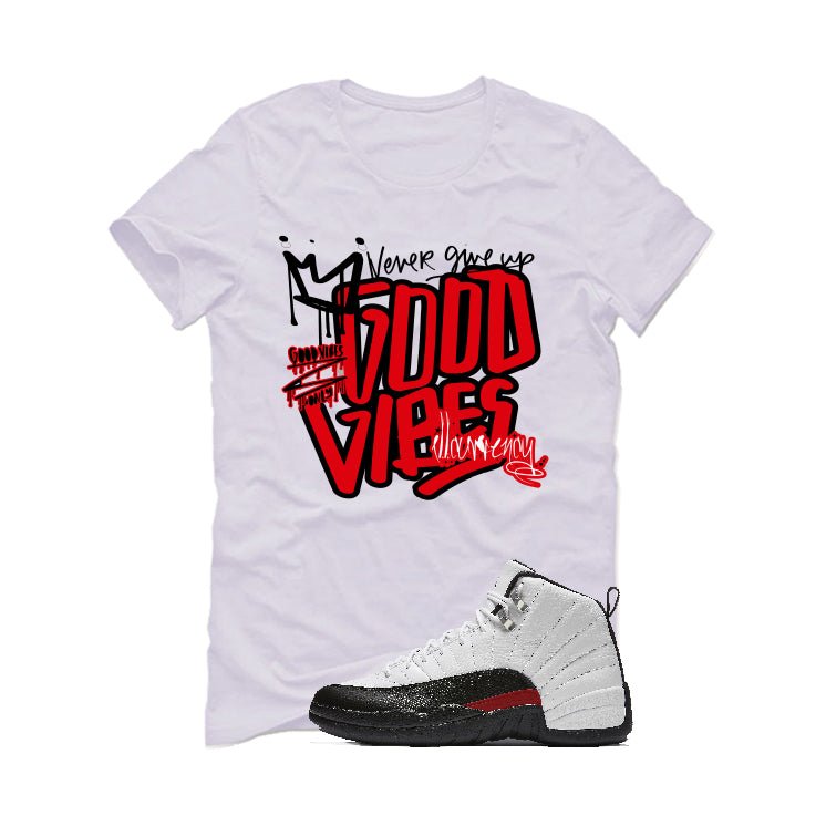 Air Jordan 12 “Red Taxi” | illcurrency White T-Shirt (Good product image 2