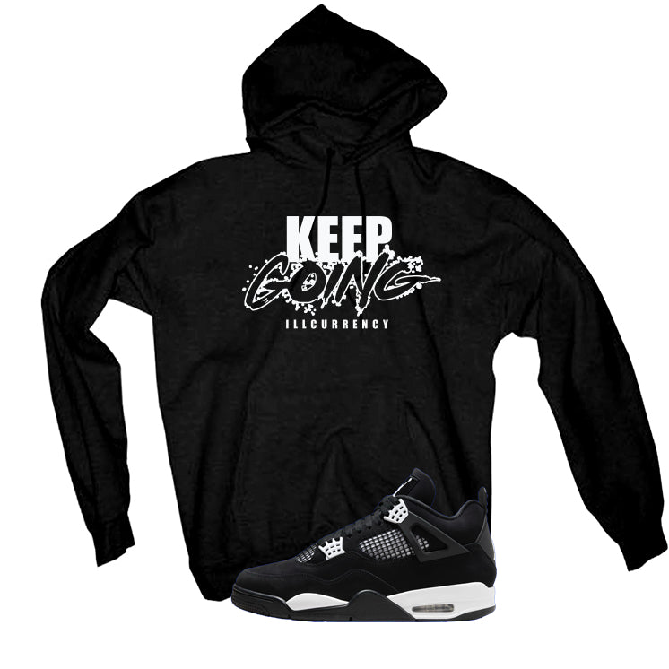 Air Jordan 4 White Thunder Black T-Shirt (keep Going) product image 3