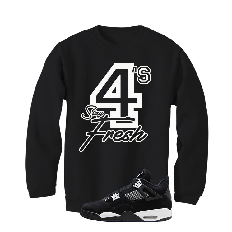 Air Jordan 4 White Thunder Black T-Shirt (Stay Fresh) product image 4