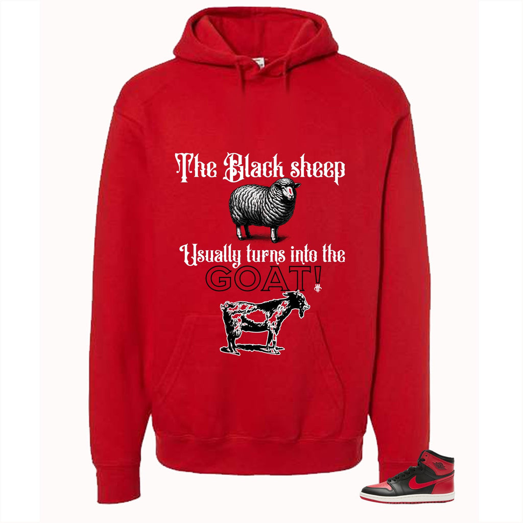 Air Jordan 1 High ’85 Bred Red T-Shirt (the black sheep product image 3
