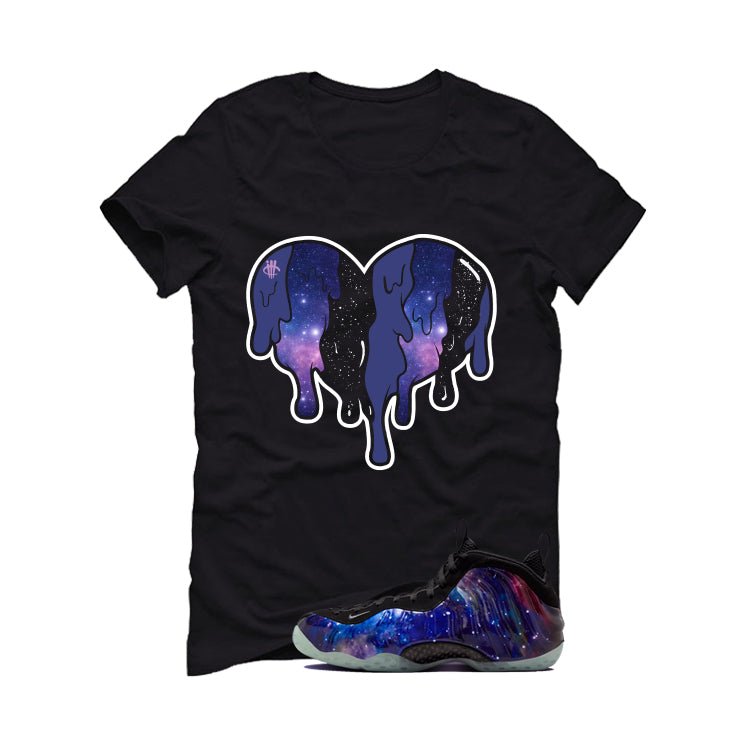 Nike Air Foamposite One Galaxy Black T-Shirt (Heart) product image 2