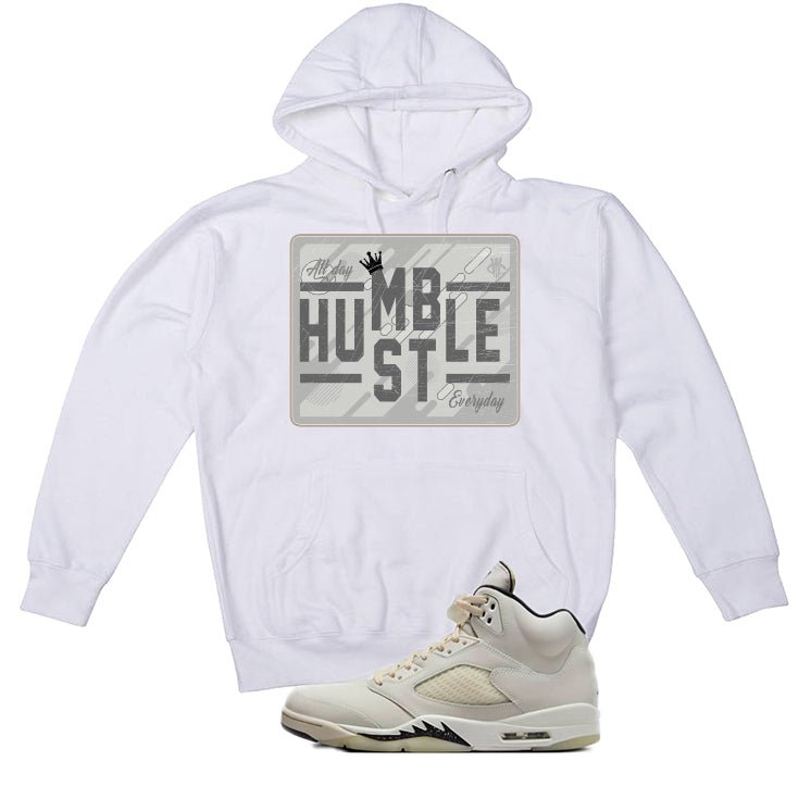 Air Jordan 5 SE “Sail” | illcurrency White T-Shirt (HUSLE product image 3