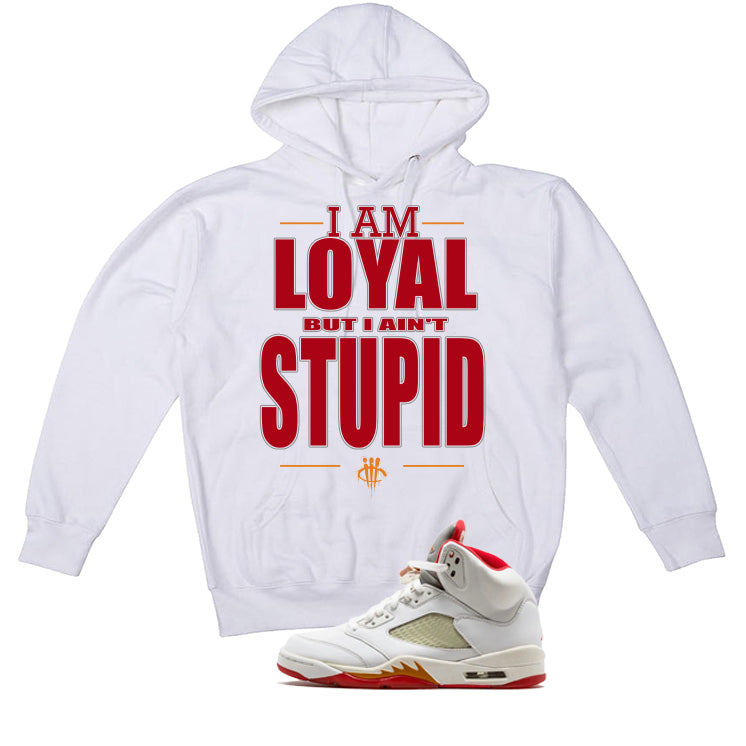Air Jordan 5 Sunset Matching T-Shirt White (Loyal) product image 3