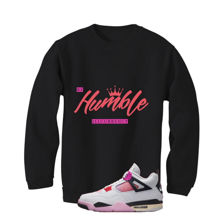Air Jordan 4 Comic Matching T-Shirt Black (Be Humble) product image 4