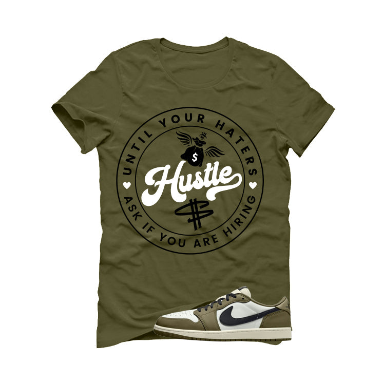Air Jordan 1 Low OG Medium Olive Matching T-Shirt product image 2