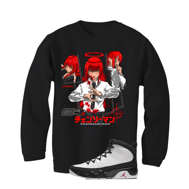 Air Jordan 9 OG Space Jam Matching T-Shirt Black (Makima) product image 4