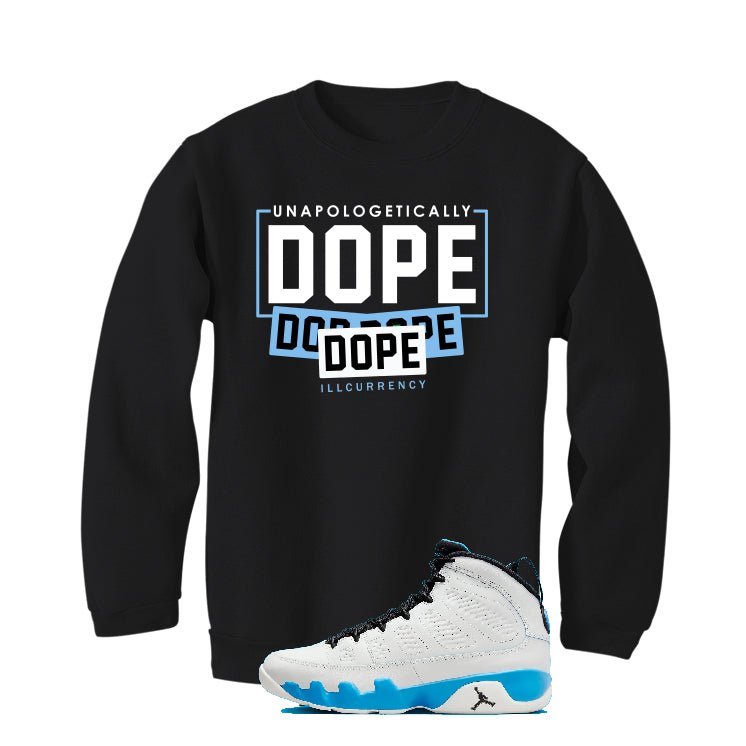 Air Jordan 9 “Powder Blue” | illcurrency Black T-Shirt product image 4