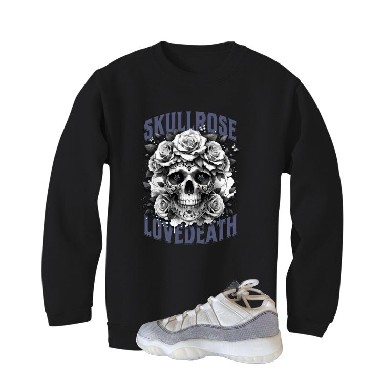 Air Jordan 11 Low Year Of The Snake Black T-Shirt (Skull product image 4