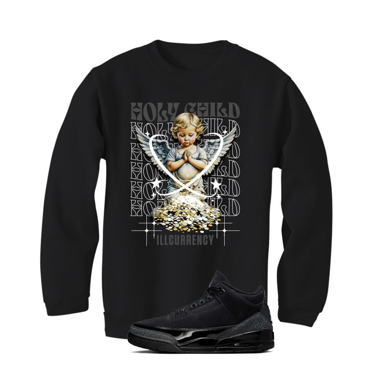 Air Jordan 3 Black Cat T-Shirt (Holy Child)| illcurrency product image 4