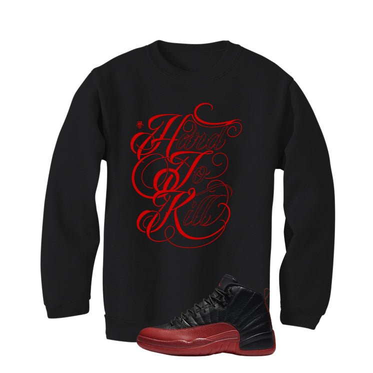 Air Jordan 12 Flu Game 2025 Black T-Shirt (Hard To Kill) product image 4