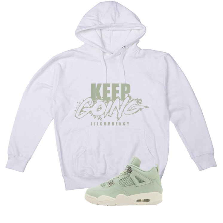 Air Jordan 4 WMNS Seafoam White T-Shirt (keep Going) product image 3