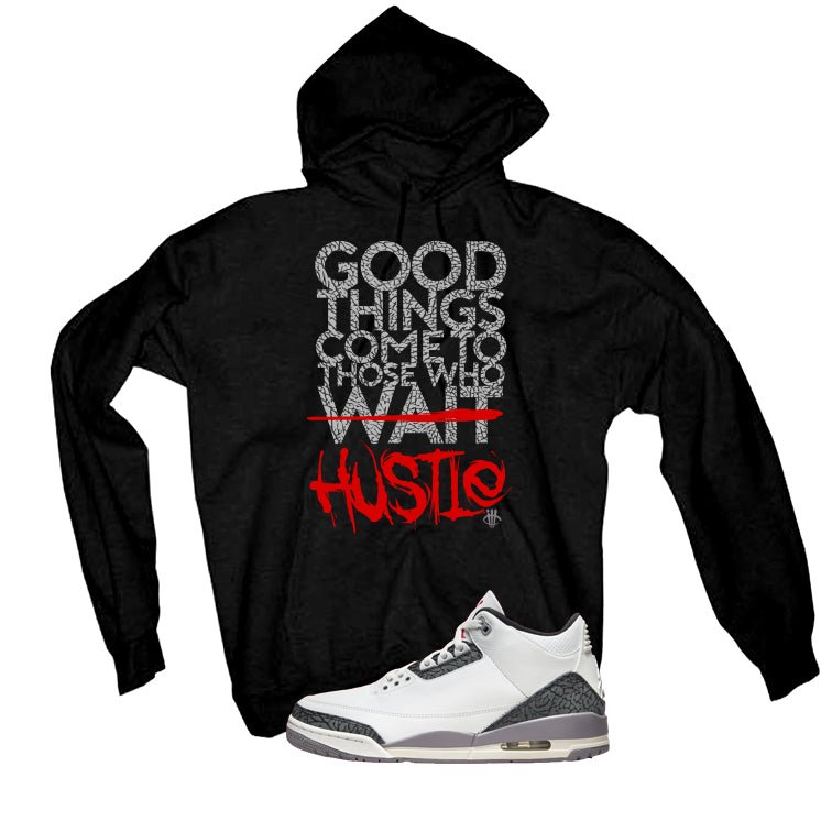 Air Jordan 3 Cement Grey Black T-Shirt (Good Things) product image 3