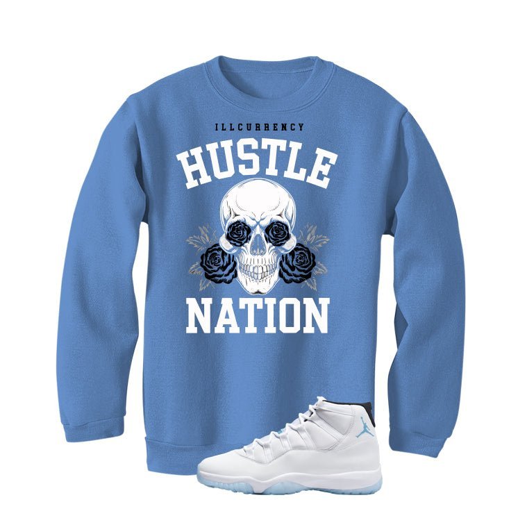 Air Jordan 11 Legend Blue Carolina T-Shirt (Hustle Nation) product image 4