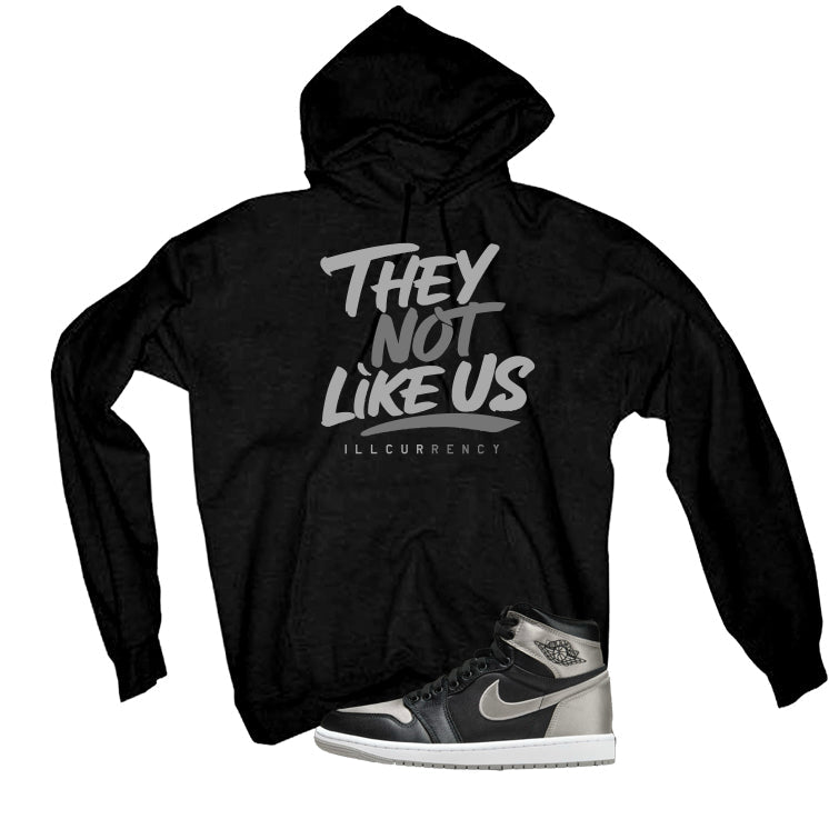 Air Jordan 1 High OG WMNS Satin Shadow Black T-Shirt (They product image 3
