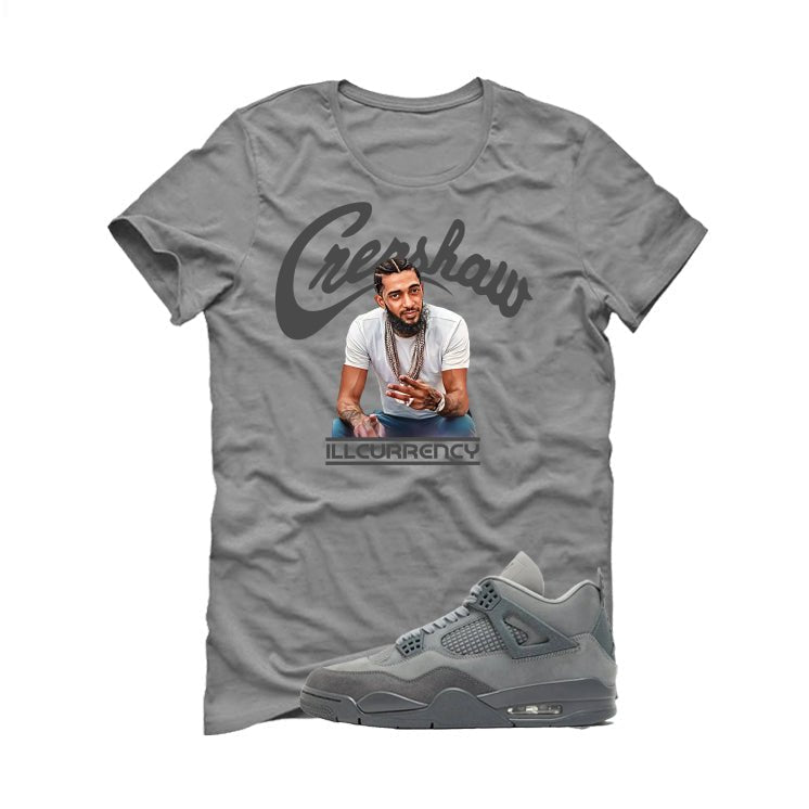 Air Jordan 4 Paris Olympics Grey T-Shirt (Crenshaw) product image 2