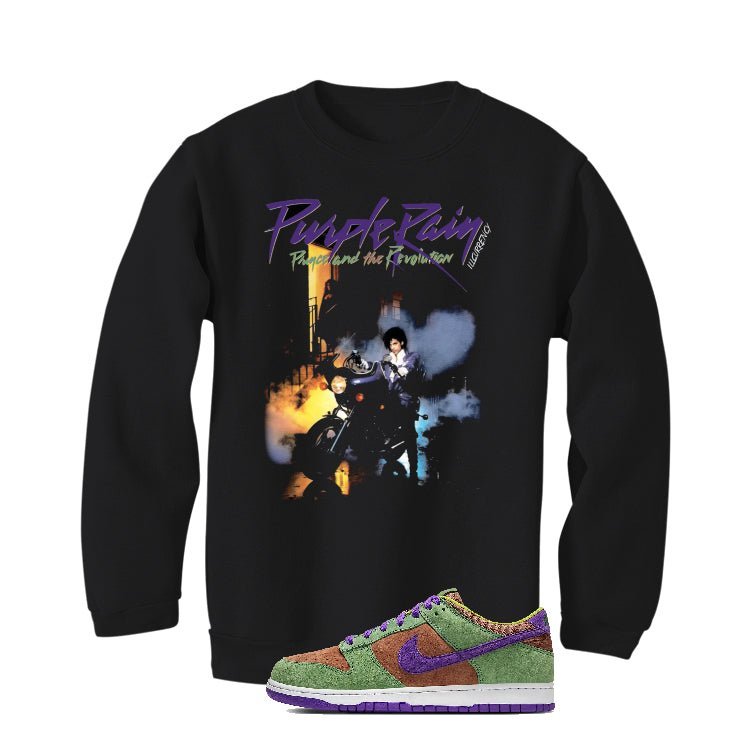 Nike Dunk Low “Veneer” | illcurrency Black T-Shirt (Purple product image 4
