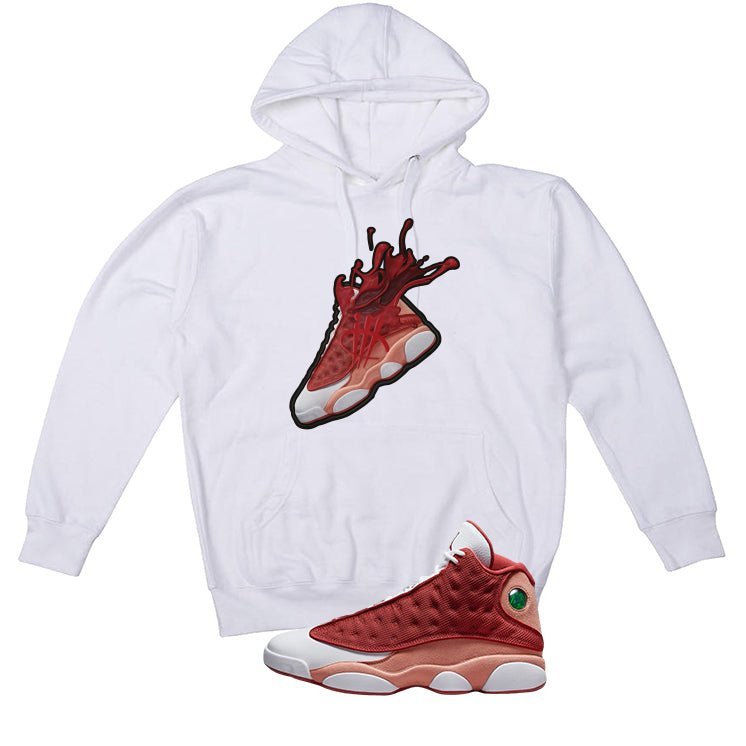 Air Jordan 13 Dune Red White T-Shirt (SPLASH 13) product image 3