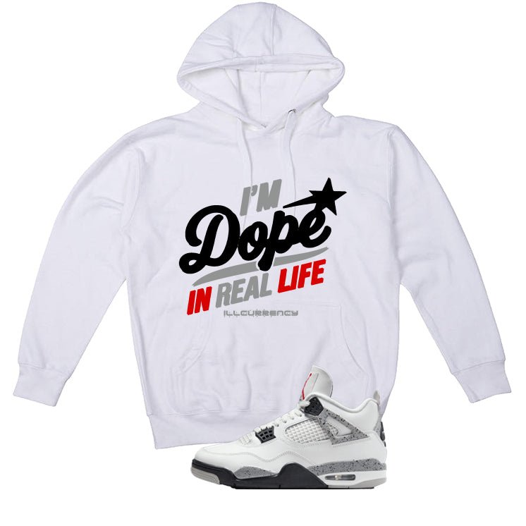 Air Jordan 4 White Cement T-Shirt (DOPE)| illcurrency product image 3