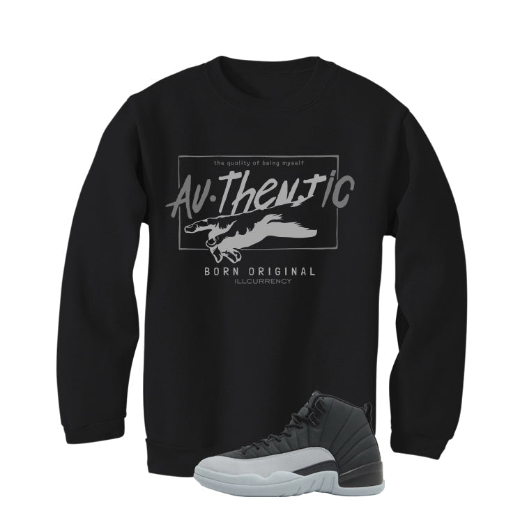 Air Jordan 12 Black/Wolf Grey Black T-Shirt (Authentic) product image 4